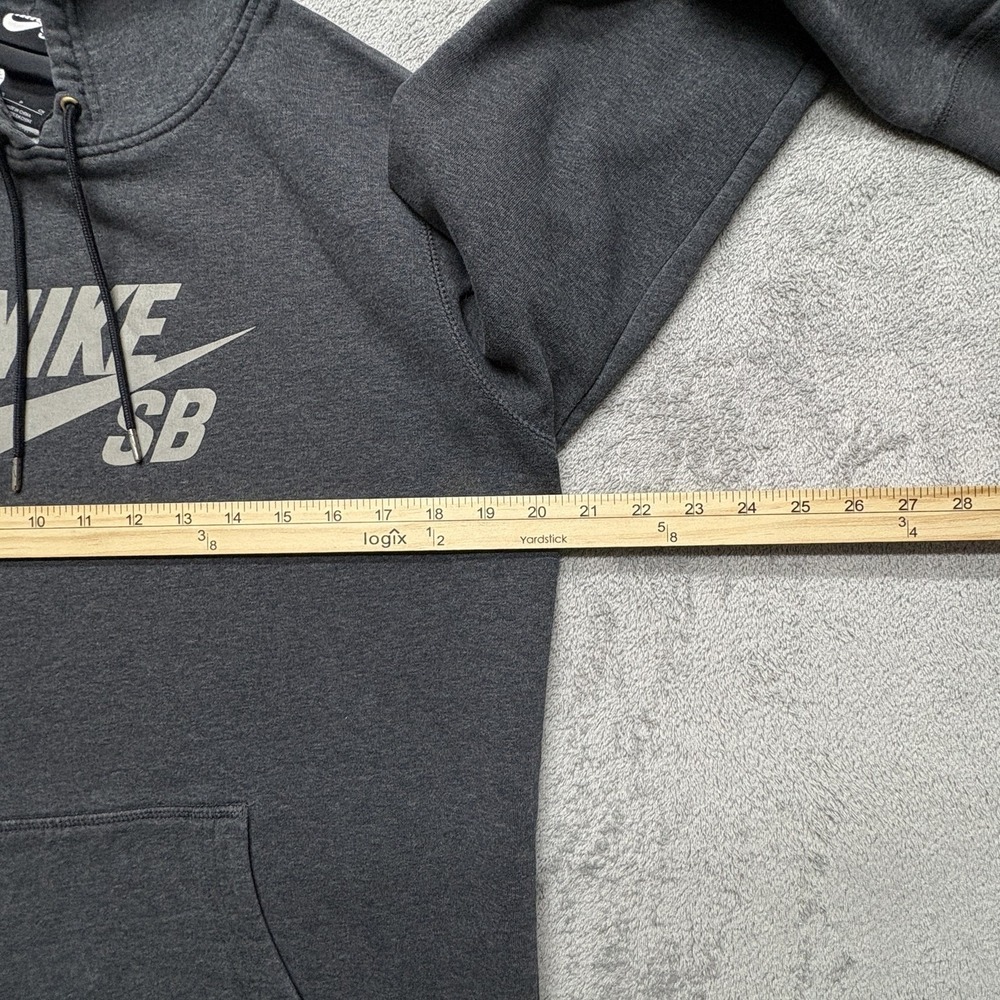 Nike SB Hoodie Mens Small‎ Pullover Skateboarding Sweatshirt Distressed - Picture 5 of 10